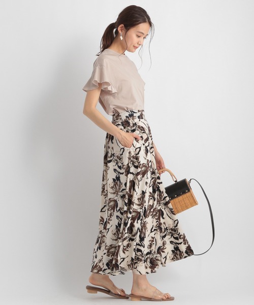 Andemiu（アンデミュウ）の「フリルカットソー953958（Tシャツ/カットソー・レディース・オフホワイト/ライトグレー/カーキ・FREE）」の22枚目の写真