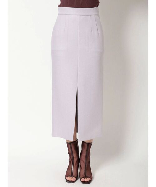 MERCURYDUO（マーキュリーデュオ）の「ボンディングカラーステッチタイトスカート（スカート・レディース・アイボリー/ミント/ラベンダー・SMALL/MEDIUM）」の17枚目の写真