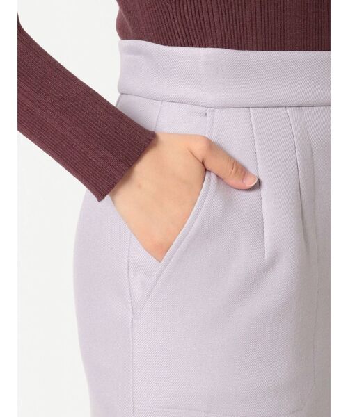 MERCURYDUO（マーキュリーデュオ）の「ボンディングカラーステッチタイトスカート（スカート・レディース・アイボリー/ミント/ラベンダー・SMALL/MEDIUM）」の22枚目の写真