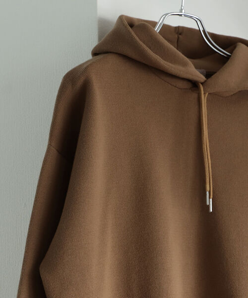 BEAMS LIGHTS(ビームスライツ)の「【WEB限定】BEAMS LIGHTS / ミラノリブ パーカ(パーカー・メンズ・ライトブルー/ブラック/カーキ・SMALL/MEDIUM/LARGE)」の11枚目の写真