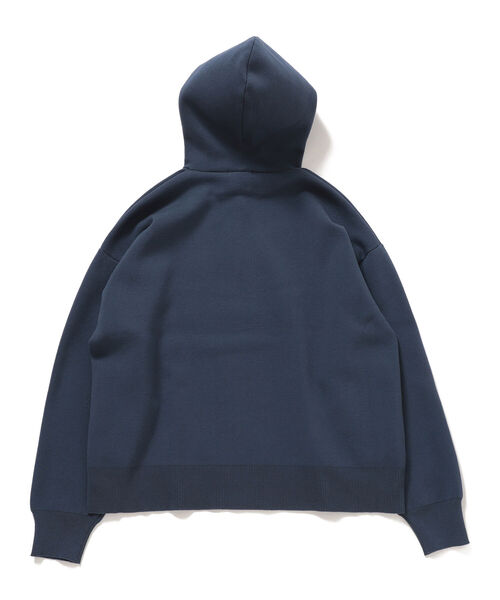 BEAMS LIGHTS(ビームスライツ)の「【WEB限定】BEAMS LIGHTS / ミラノリブ パーカ(パーカー・メンズ・ライトブルー/ブラック/カーキ・SMALL/MEDIUM/LARGE)」の4枚目の写真