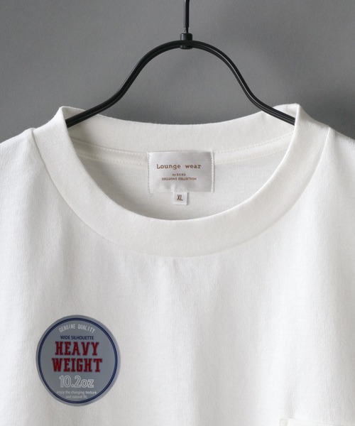 SITRY(シトリー)の「Loose silhouette one pocket basic T-shirt/ルーズシルエット ワンポケット ベーシック Tシャツ(Tシャツ/カットソー・メンズ・ホワイト/アイボリー/ブラック/オートミール/グレー/サーモンピンク/グレイッシュベージュ/イエロー/サックスブルー/ラベンダー・M/L/XL)」の11枚目の写真