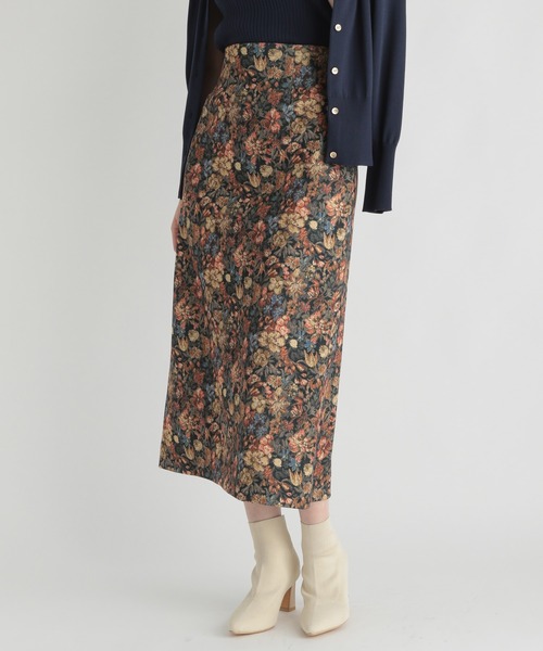 Andemiu（アンデミュウ）の「ゴブランタイトスカート217156（スカート・レディース・ブラック/ベージュ/ブルー/グレー/ライトベージュ/イエロー・SMALL/MEDIUM/X-SMALL）」の17枚目の写真