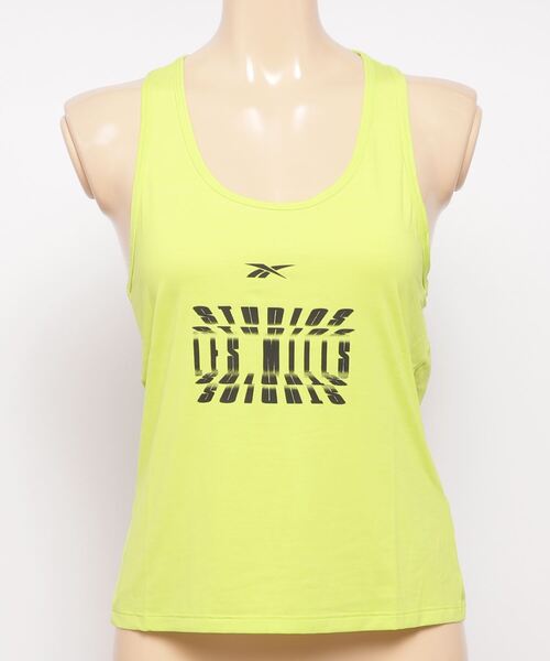 Reebok(リーボック)の「レズミルズ アクティブチル アスレチック タンクトップ (タンクトップ・レディース・ブラック/イエロー・XX-LARGE/SMALL/X-SMALL/X-LARGE/MEDIUM/LARGE)」の14枚目の写真