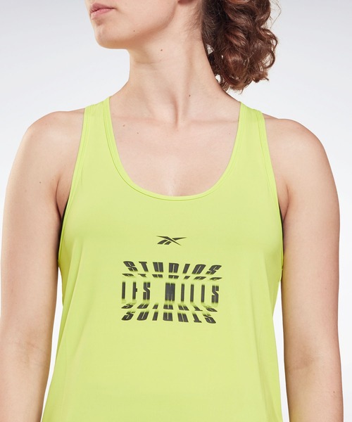 Reebok(リーボック)の「レズミルズ アクティブチル アスレチック タンクトップ (タンクトップ・レディース・ブラック/イエロー・XX-LARGE/SMALL/X-SMALL/X-LARGE/MEDIUM/LARGE)」の11枚目の写真
