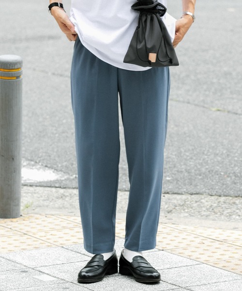 ITEMS URBANRESEARCH（アイテムズ アーバンリサーチ）の「センタープレス TRスラックス（その他パンツ・メンズ・グレー/ベージュ/ブルー/ブラック・MEDIUM/LARGE）」の5枚目の写真