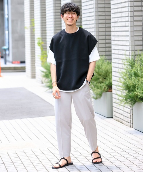 ITEMS URBANRESEARCH（アイテムズ アーバンリサーチ）の「センタープレス TRスラックス（その他パンツ・メンズ・グレー/ベージュ/ブルー/ブラック・MEDIUM/LARGE）」の13枚目の写真
