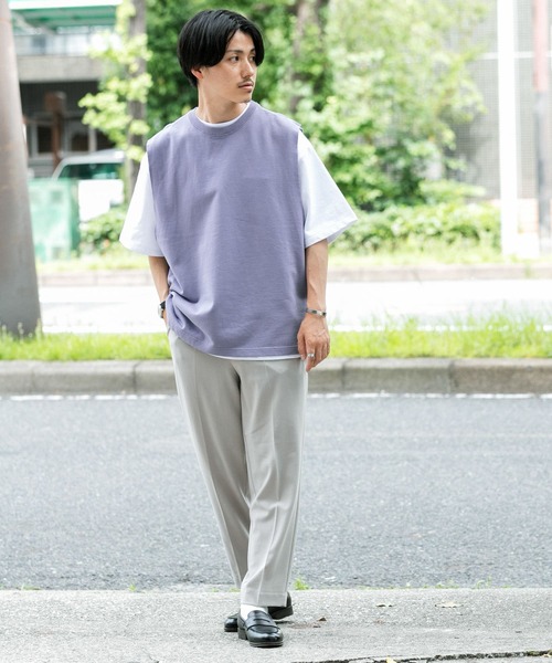 ITEMS URBANRESEARCH（アイテムズ アーバンリサーチ）の「センタープレス TRスラックス（その他パンツ・メンズ・グレー/ベージュ/ブルー/ブラック・MEDIUM/LARGE）」の18枚目の写真