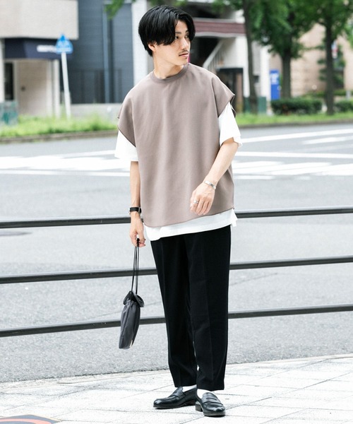 ITEMS URBANRESEARCH（アイテムズ アーバンリサーチ）の「センタープレス TRスラックス（その他パンツ・メンズ・グレー/ベージュ/ブルー/ブラック・MEDIUM/LARGE）」の21枚目の写真