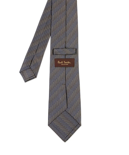 ポールスミス・コレクション ネクタイ ストライプ柄 ダークブラウン ポールスミス・コレクション ネクタイ ストライプ柄 ダークブラウン