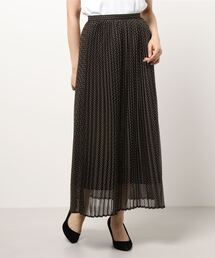 Te chichi | シアー幾何柄プリーツスカート(スカート)
