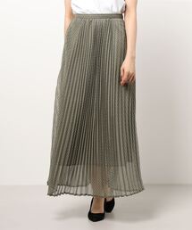 Te chichi | シアー幾何柄プリーツスカート(スカート)