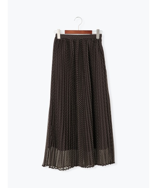 Te chichi（テチチ）の「シアー幾何柄プリーツスカート（スカート・レディース・グリーン/ブラウン・ﾌﾘ-）」の7枚目の写真