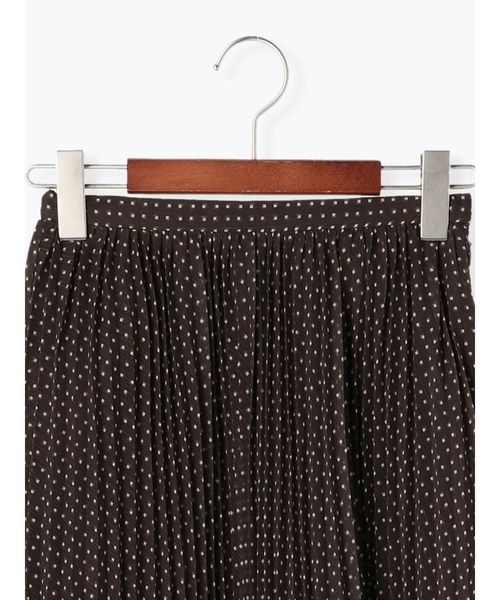 Te chichi（テチチ）の「シアー幾何柄プリーツスカート（スカート・レディース・グリーン/ブラウン・ﾌﾘ-）」の9枚目の写真