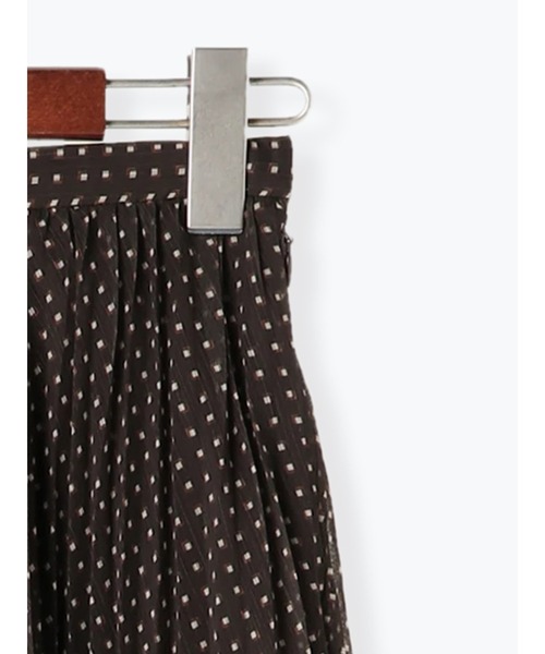 Te chichi（テチチ）の「シアー幾何柄プリーツスカート（スカート・レディース・グリーン/ブラウン・ﾌﾘ-）」の10枚目の写真