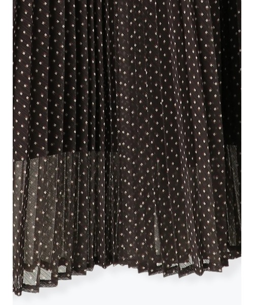 Te chichi（テチチ）の「シアー幾何柄プリーツスカート（スカート・レディース・グリーン/ブラウン・ﾌﾘ-）」の11枚目の写真