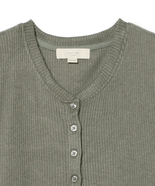 B:MING by BEAMS(ビーミングバイビームス)の「B:MING by BEAMS / ウエスト切り替え カットソー ワンピース(ワンピース・レディース・ブラック/ベージュ/モスグリーン・ONE SIZE)」の18枚目の写真