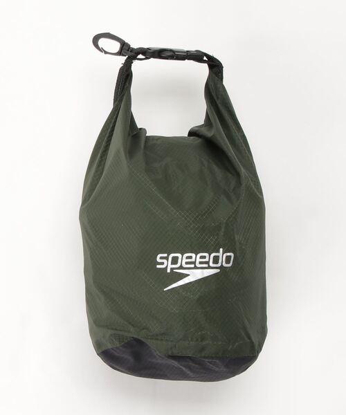 Speedo（スピード）の「Speedo/ハイドロエアウォータープルーフ ナイロンバッグ3L（エコバッグ/サブバッグ・レディース・ブラック/カーキ・FREE）」の7枚目の写真