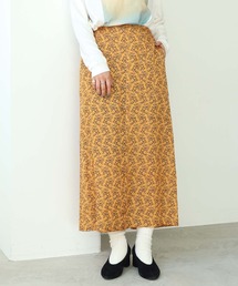 nitca | キカバナプリント　バックスリットスカート(スカート)