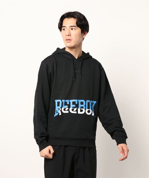 Reebok(リーボック)の「クラシックス フーディー / Classics Hoodie(パーカー・メンズ・ブラック/コバルトブルー・XXX-LARGE/MEDIUM/SMALL/LARGE/X-LARGE/XX-LARGE/X-SMALL)」の5枚目の写真