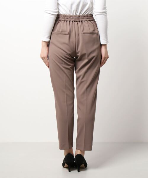 12Twelve Agenda(トゥエルブ アジェンダ)の「ハイストレッチジョーゼットテーパードパンツ(その他パンツ・レディース・チャコールグレー/ネイビー/ブラウン・S/M)」の4枚目の写真