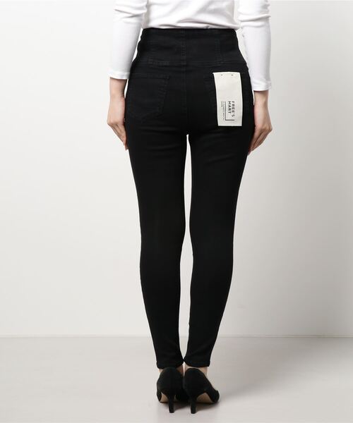 FREE'S MART（フリーズマート）の「【Sシリーズ対応】◇ハイウエストボタンフライスキニーデニムパンツ（デニムパンツ・レディース・ブラック系その他/ワンウォッシュ/ライトインディゴブルー・SMALL/X-SMALL/MEDIUM）」の10枚目の写真