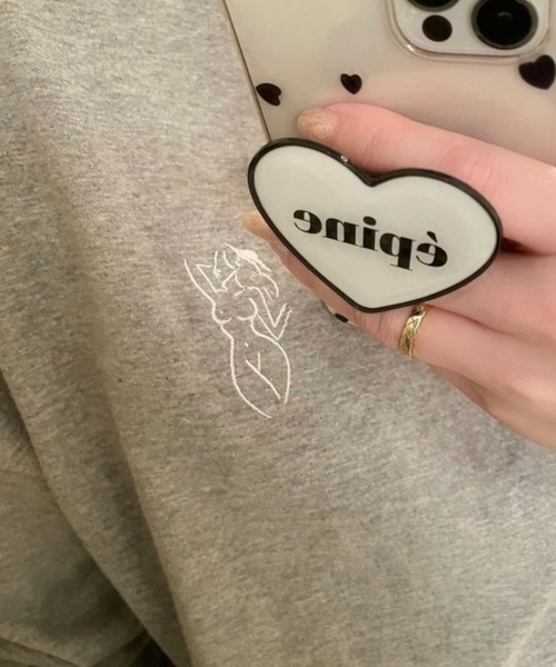 epine   エピヌ　ハートT  ホワイト　完売品 epine（エピヌ）の「epine Heart grip（スマホグッズ）」 - WEAR