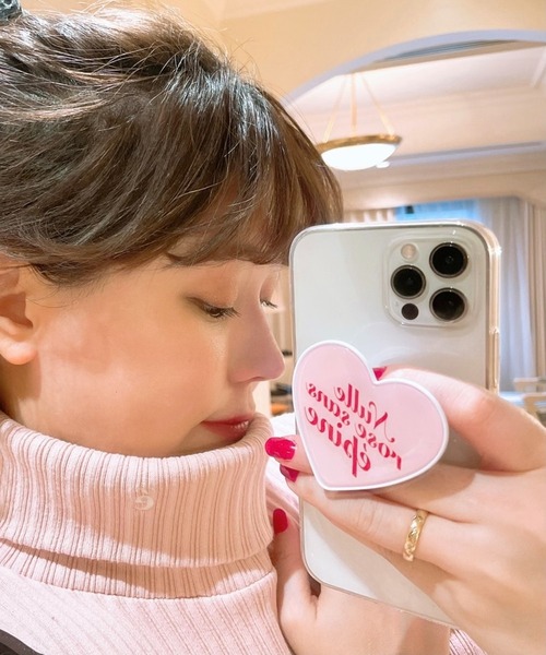 epine   エピヌ　ハートT  ホワイト　完売品 epine（エピヌ）の「epine Heart grip（スマホグッズ）」 - WEAR