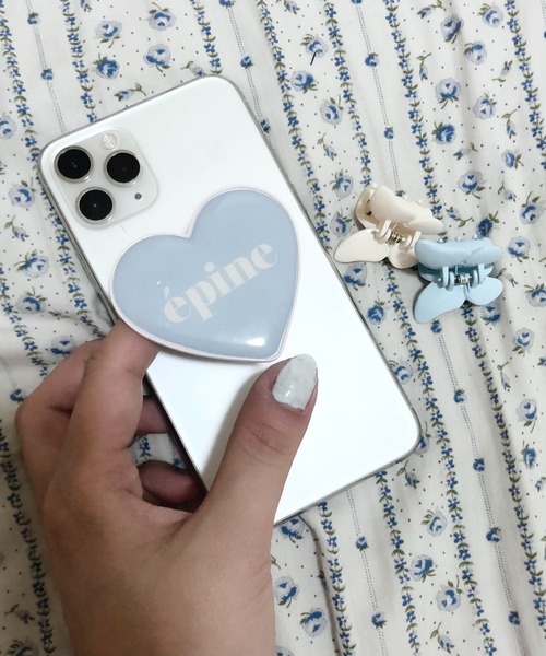 epine   エピヌ　ハートT  ホワイト　完売品 epine（エピヌ）の「epine Heart grip（スマホグッズ）」 - WEAR