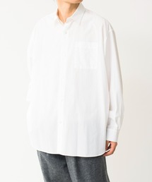 Blanc YM ブランワイエム / Cotton Wide Shirt コットン オーバーサイズ  長袖ワイドシャツ / BL-21A-CWC