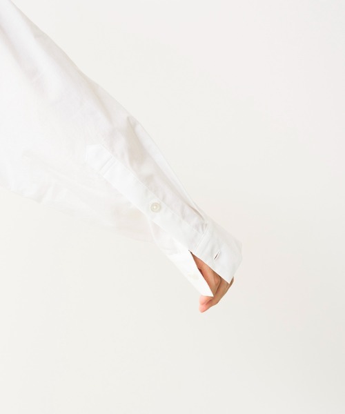 Blanc YM(ブランワイエム)の「Blanc YM ブランワイエム / Cotton Wide Shirt コットン オーバーサイズ 長袖ワイドシャツ / BL-21A-CWC(シャツ/ブラウス・メンズ・ホワイト・MEDIUM/SMALL)」の12枚目の写真