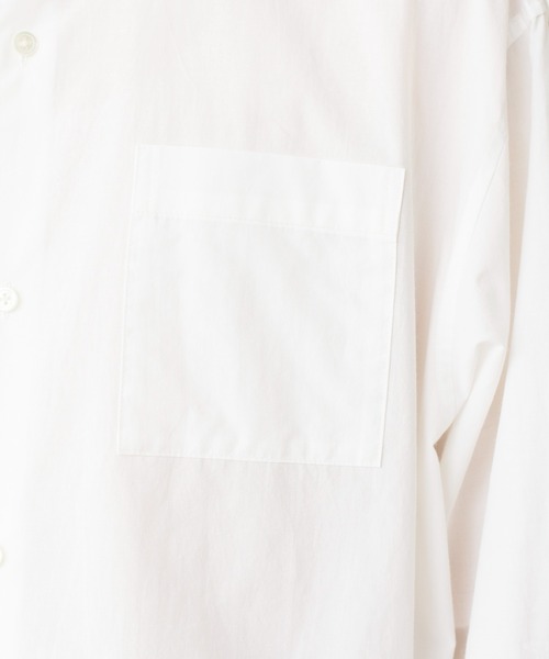 Blanc YM(ブランワイエム)の「Blanc YM ブランワイエム / Cotton Wide Shirt コットン オーバーサイズ 長袖ワイドシャツ / BL-21A-CWC(シャツ/ブラウス・メンズ・ホワイト・MEDIUM/SMALL)」の13枚目の写真