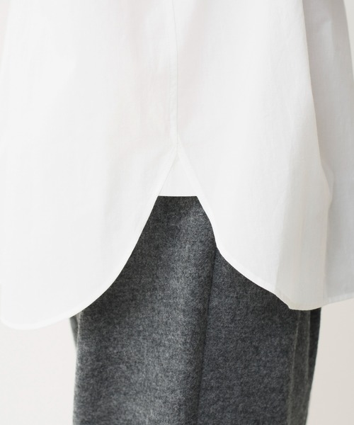 Blanc YM(ブランワイエム)の「Blanc YM ブランワイエム / Cotton Wide Shirt コットン オーバーサイズ 長袖ワイドシャツ / BL-21A-CWC(シャツ/ブラウス・メンズ・ホワイト・MEDIUM/SMALL)」の15枚目の写真