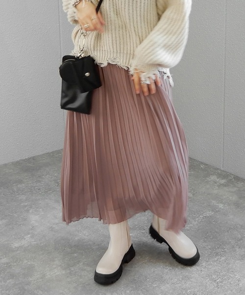 minia（ミニア）の「トラックソールミドルブーツ　◆（ブーツ・レディース・ブラック/ダークブラウン/アイボリー・LL/S/M/L）」の7枚目の写真