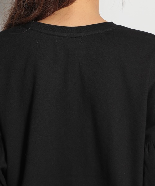 coco♡ຼ☺︎ページ　袖フル　36 セール】[WEB限定]袖ギャザータックプルオーバー（Tシャツ