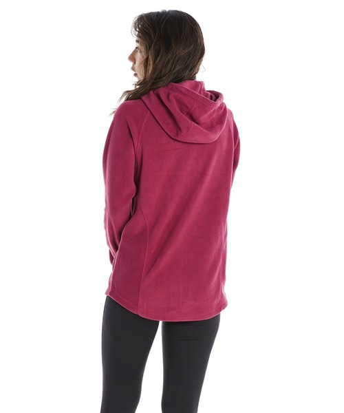 ROXY(ロキシー)の「WARM GIRL/ロキシーハイネックフリースジップアップパーカー(パーカー・レディース・ピンク/チャコールグレー/ホワイト・MEDIUM/LARGE/SMALL)」の9枚目の写真