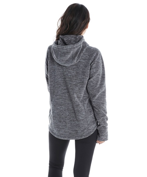 ROXY(ロキシー)の「WARM GIRL/ロキシーハイネックフリースジップアップパーカー(パーカー・レディース・ピンク/チャコールグレー/ホワイト・MEDIUM/LARGE/SMALL)」の8枚目の写真