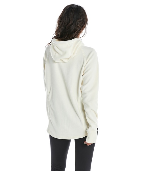 ROXY(ロキシー)の「WARM GIRL/ロキシーハイネックフリースジップアップパーカー(パーカー・レディース・ピンク/チャコールグレー/ホワイト・MEDIUM/LARGE/SMALL)」の7枚目の写真