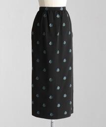 LOEFF | <LOEFF(ロエフ)>アザミ ジャカード ロングタイトスカート(スカート)