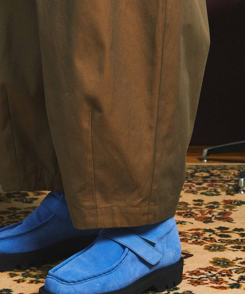 MAISON SPECIAL（メゾンスペシャル）の「《ユニセックスアイテム》シャンブレーギャバ3タックバルーンパンツ 【MAISON SPECIAL/メゾンスペシャル】（その他パンツ・メンズ・ブラック/グレー/カーキ・0/1）」の8枚目の写真