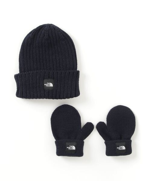 THE NORTH FACE(ザノースフェイス)の「ザ ノース フェイス THE NORTH FACE Baby Cappucho Lid Mitt Set(ベビーカプッチョリッドアンドミットセット)(その他・キッズ・オリーブ/ネイビー/ローズ・フリ-)」の2枚目の写真