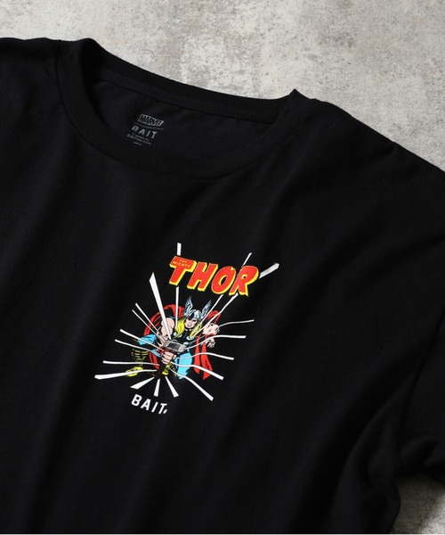 BAIT（ベイト）の「【2109_MRV】THOR TEE 216-MRV-TEE-003（Tシャツ/カットソー・メンズ・ブラック・MEDIUM/LARGE/XX-LARGE/X-LARGE）」の9枚目の写真