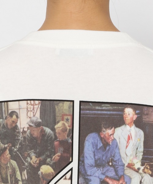 PAGEBOY(ページボーイ)の「【THE SATURDAY EVENING POST】ビンテージロンT(Tシャツ/カットソー・レディース・ホワイト/オレンジ・FREE)」の12枚目の写真