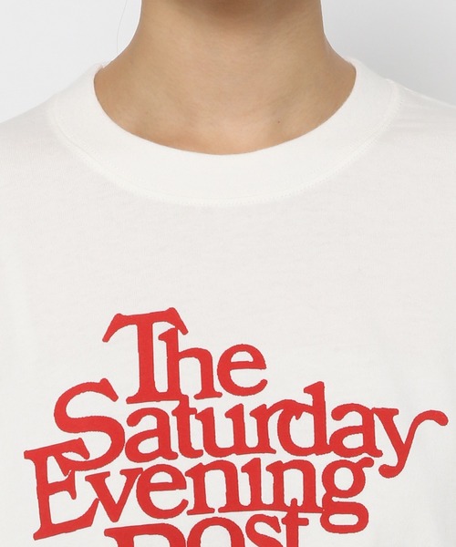 PAGEBOY(ページボーイ)の「【THE SATURDAY EVENING POST】ビンテージロンT(Tシャツ/カットソー・レディース・ホワイト/オレンジ・FREE)」の14枚目の写真
