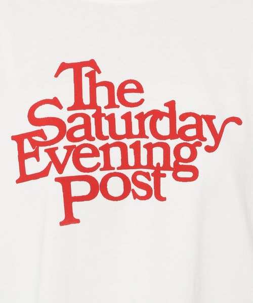 PAGEBOY(ページボーイ)の「【THE SATURDAY EVENING POST】ビンテージロンT(Tシャツ/カットソー・レディース・ホワイト/オレンジ・FREE)」の15枚目の写真