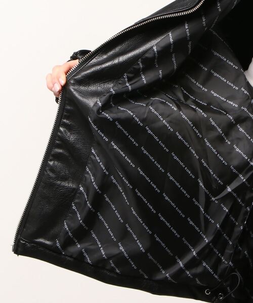 LEGENDA（レジェンダ）の「Heavy Neo Leather Blouson[LEJ243]（その他アウター・レディース・ブラック・FREE）」の4枚目の写真