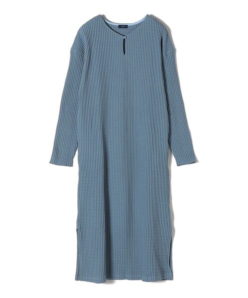 SHIPS（シップス）の「【WEB限定】2WAYビッグワッフルワンピース