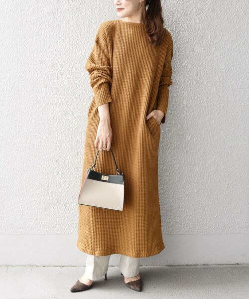 肩ビジュー✖️ジップアップワッフルドレスXS 肩ビジュー✖️ジップアップワッフルドレスXS レディース