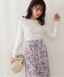 PROPORTION BODY DRESSING | 求心フェザーリブニット / 1211270103(ニット/セーター)