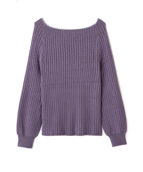 PROPORTION BODY DRESSING（プロポーションボディドレッシング）の「求心フェザーリブニット / 1211270103（ニット/セーター・レディース・グレー/ブルー系その他/ホワイト系その他・SMALL/MEDIUM）」の20枚目の写真